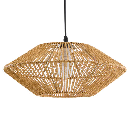 Living And Home E27 Vintage Hemp Rope Ceiling Pendant Light 1