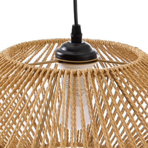 Living And Home E27 Vintage Hemp Rope Ceiling Pendant Light 2