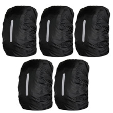 Backpack Rain Cover Outdoor Mountaineering Backpack Waterproof Cover Schoolbag Rain Cover Dust Cover Black