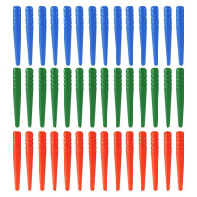 105Pcs Cribbage Board Pegs, Tapered Design Cribbage Pegs Fit 1/8 Inch Hole Cribbage Pins Board (3 Colors)