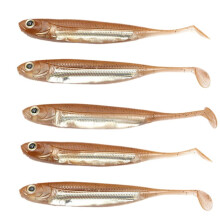 Weicher Fischköder, Silikonköder, Künstlicher Weicher Fisch, Geeignet für Barsch, Wels, Hecht und Mandarinfisch, Rosa