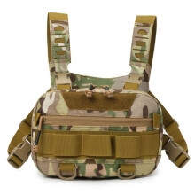 Outdoor Chest Bag Backpack Front Rig Pouch Outdoor Camping Cycling Hiking Hunting Climbing Fishing Lure Fanny Pack B