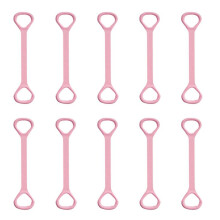 Roze Yoga Acht-Karakter Brancard Open Rug Fitness Dames Stretch Elastische Riem Open Schouder Schoonheid Terug Artefact