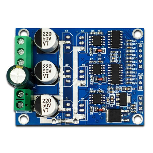 12-37V 5A  Brushless Hall Motor Driver Board Motor Foward Reverse Speed Controller Control  Module