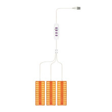 Full Spectrum Plants Grow Light Auto /Off LED Lamp Sunlight Quantum Grow Lamp 3 Skewers