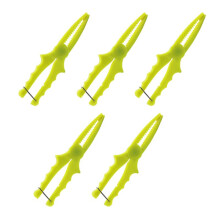 Plastic Clamp Fish Pliers Small Fish Clamp Fish Controller Portable Fishing Tool Yellow
