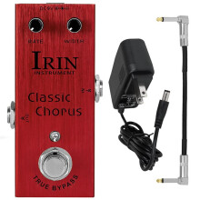 IRIN An-09 Classic Chorus Gitarreneffektpedal, Vollmundiger Chorus, 9-V-Adapter Inklusive, True Bypass, US-Stecker