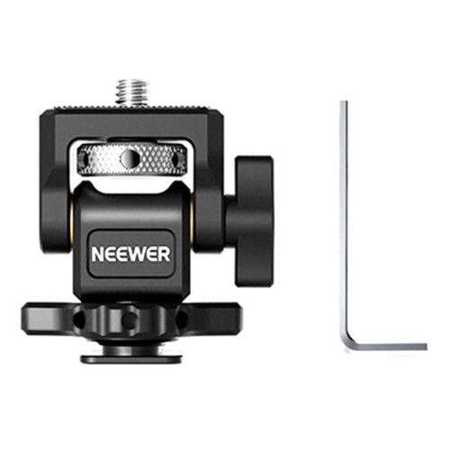 NEEWER Suporte para Monitor de Câmera com Sapata Fria, Parafuso Anti-Torção de 1/47 Polegadas para Monitor de Campo de 57 e 7 Polegadas