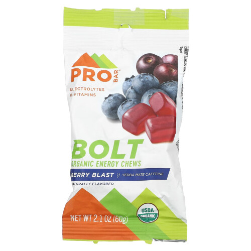 ProBar, Bolt, Οργανική Ενεργειακή Γεύση, Berry Blast, 12 Πακέτα, 2.1 oz (60 g) Κάθε 2