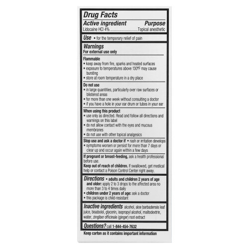 Alivio de Dolor en el Oído, 0.42 fl oz (12.4 ml) 2