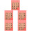 5Stk Puzzle Schiebespiel Plastik Lernspielzeug Pink 8