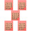 5Stk Puzzle Schiebespiel Plastik Lernspielzeug Pink 10