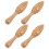 4Pcs Khaki Wooden Manual Fruit Juicer Handheld Citrus Squeezer Tool 11