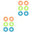 12Pcs Assorted Silicone Grip Rings for Hand Strength Training Exercise 3