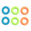 12Pcs Assorted Silicone Grip Rings for Hand Strength Training Exercise 11