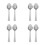 8Pcs Stainless Steel Tea Infusers Long Handle Reusable Mesh Strainers 5