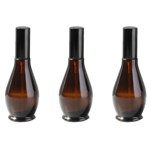 6Pièces Bouteilles Spray Noir Compactes Étanches Pour Voyage