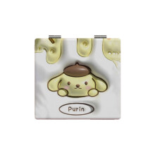 Cute Pocket Mirror Travel Makeup Mirror for Women and Girls Purin