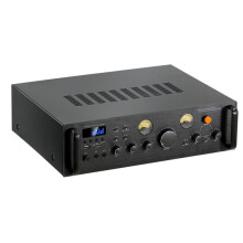 X9 HiFi Digitaler -Verstärker Dynamischer Bildschirm Stereo-Sound-AMP für Zuhause Auto Meeting Karaoke Kino US-Stecker
