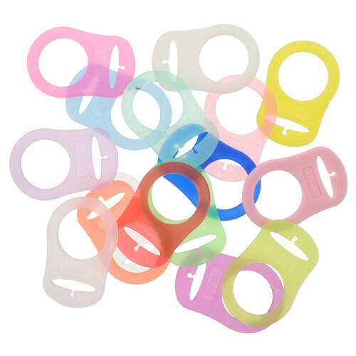 64Pièces Clips Anneaux Silicone Pour Bébé Usage Maison 1