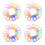 64Pièces Clips Anneaux Silicone Pour Bébé Usage Maison 5