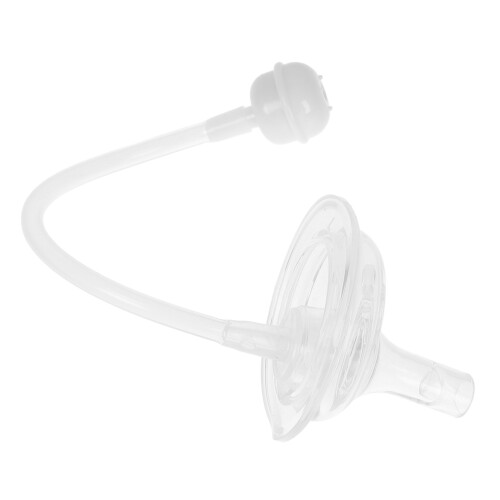 2Pièces Pailles Bébé Silicone Alimentaire Antigoutte 2