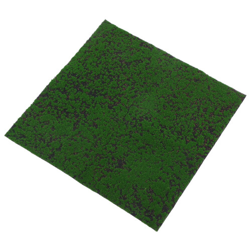 2Pièces Gazon Vert Mousse Polyester Pour Décoration Intérieure 1
