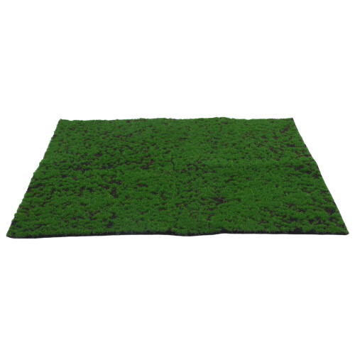 2Pièces Gazon Vert Mousse Polyester Pour Décoration Intérieure 2