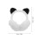Cache-Oreilles Enfants Panda En Pliable Coloré 3