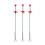 4Pièces Nettoyeur De Canalisation Multi Usage Flexible Quatre 3
