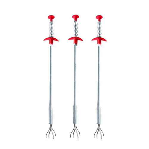 4Pièces Nettoyeur De Canalisation Multi Usage Flexible Quatre 2