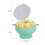 Pop-corn en silicone pour micro-ondes pliable Ø 18,5 cm 10