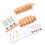 1Ensemble Jouet Educatif En Bois Coloré Coordination Manuelle Enfant 7