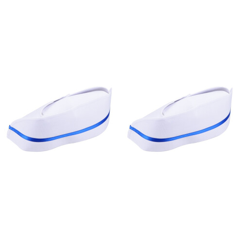 2Pièces Casquette Infirmière À Queue-D'hirondelle Pour 1