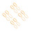 16Pièces Bande Tendon Patellaire Compression Sport Silicone 6
