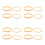 16Pièces Bande Tendon Patellaire Compression Sport Silicone 10