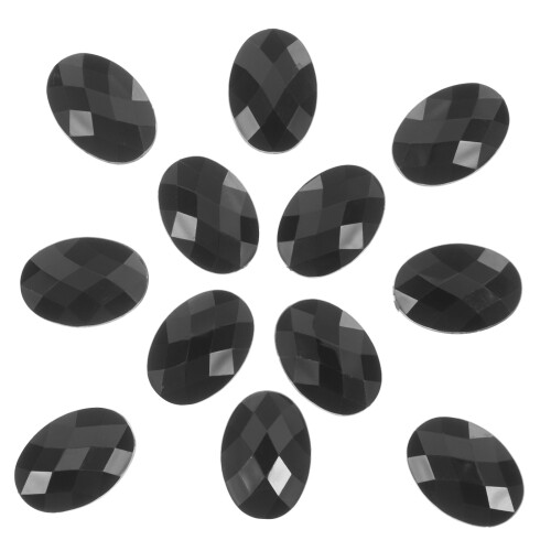 60Pièces Strass Ovales Plat Pour Artisanat Sacs 1
