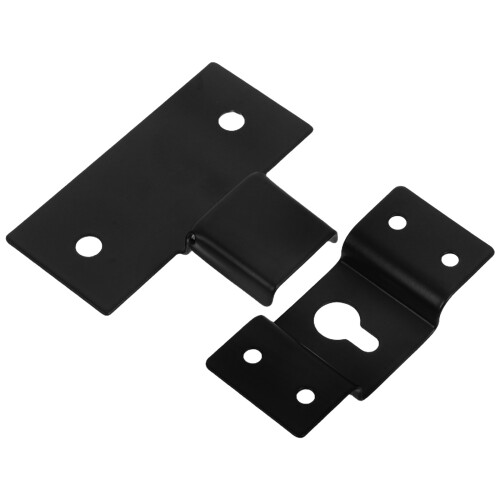 5Ensembles Patère Murale En Fer Noir, Support Pour Enceintes 1