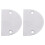 4Pièces Plaque De Couture Industrielle Argent Pour Perles Sequins 3