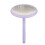 4Pièces Brosse Feutrage Main Violet Aiguille Acier Caoutchouc 2