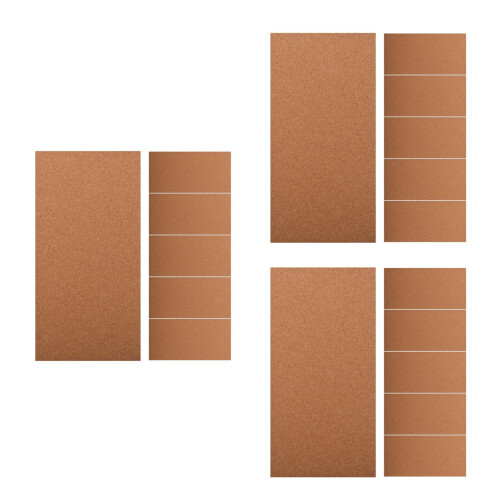 18Pièces Liège Épais Kaki Support Stable Tables Sable DIY 2