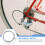 8Pièces Câble Argenté Avec Ptfe Protection Cadre 6
