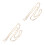 2Pièces Lanière Lunettes Perles Mode Antichute Confortable 6