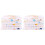 8Pièces Lingettes Confortable Motifs Variés Assortis 2