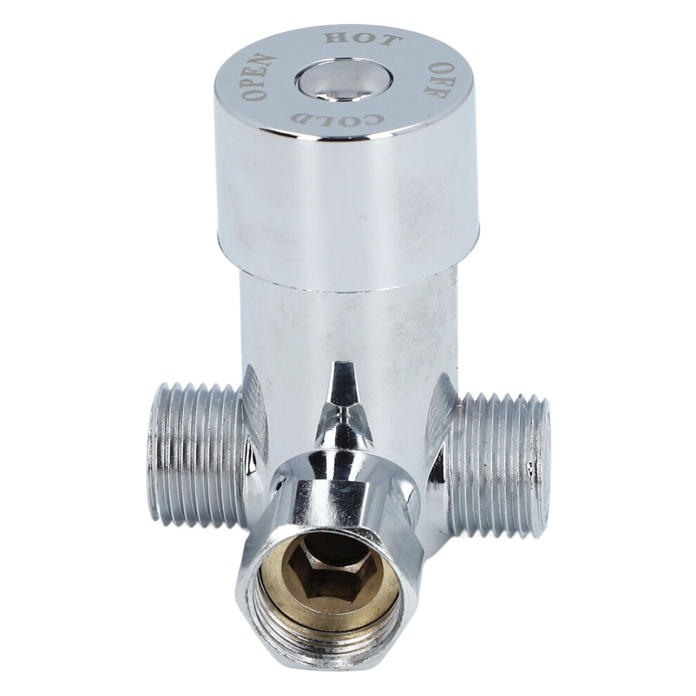 Bathroom G1/2 Water Mixer Valve Thermostatic Hot Cold Shower Faucet Easy Fit 3201385059813