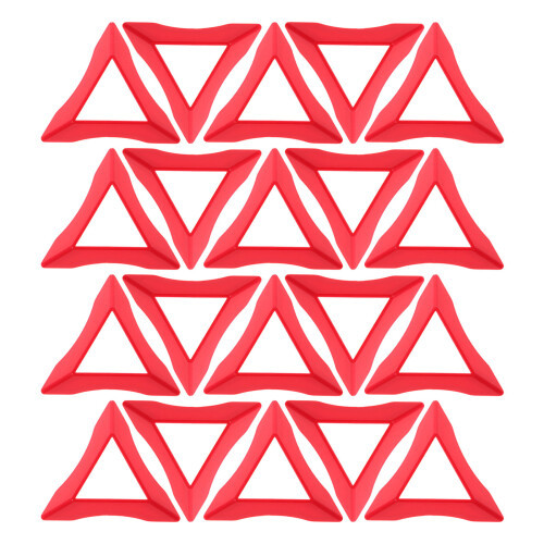 40Pièces Socle Tripode Plastique Rouge Pour Affichage 2