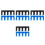 8Pcs Badminton Racket Stringing Tool PVC Load Spreader 4
