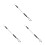 3Sets Aluminum Attic Pull Down System Kit with Telescopic Rod for Home 7