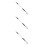 3Sets Aluminum Attic Pull Down System Kit with Telescopic Rod for Home 8