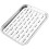 GEEZY GEEZY Stainless Steel BBQ Grill Tray Rectangular Metal Basket Cooking Accessories 34cm 1